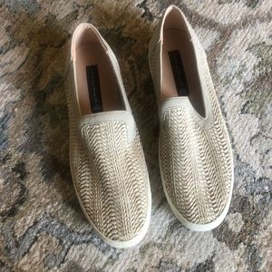 STEVE MADDEN “STEVEN” Katia Slip-on Raffia Sneaker